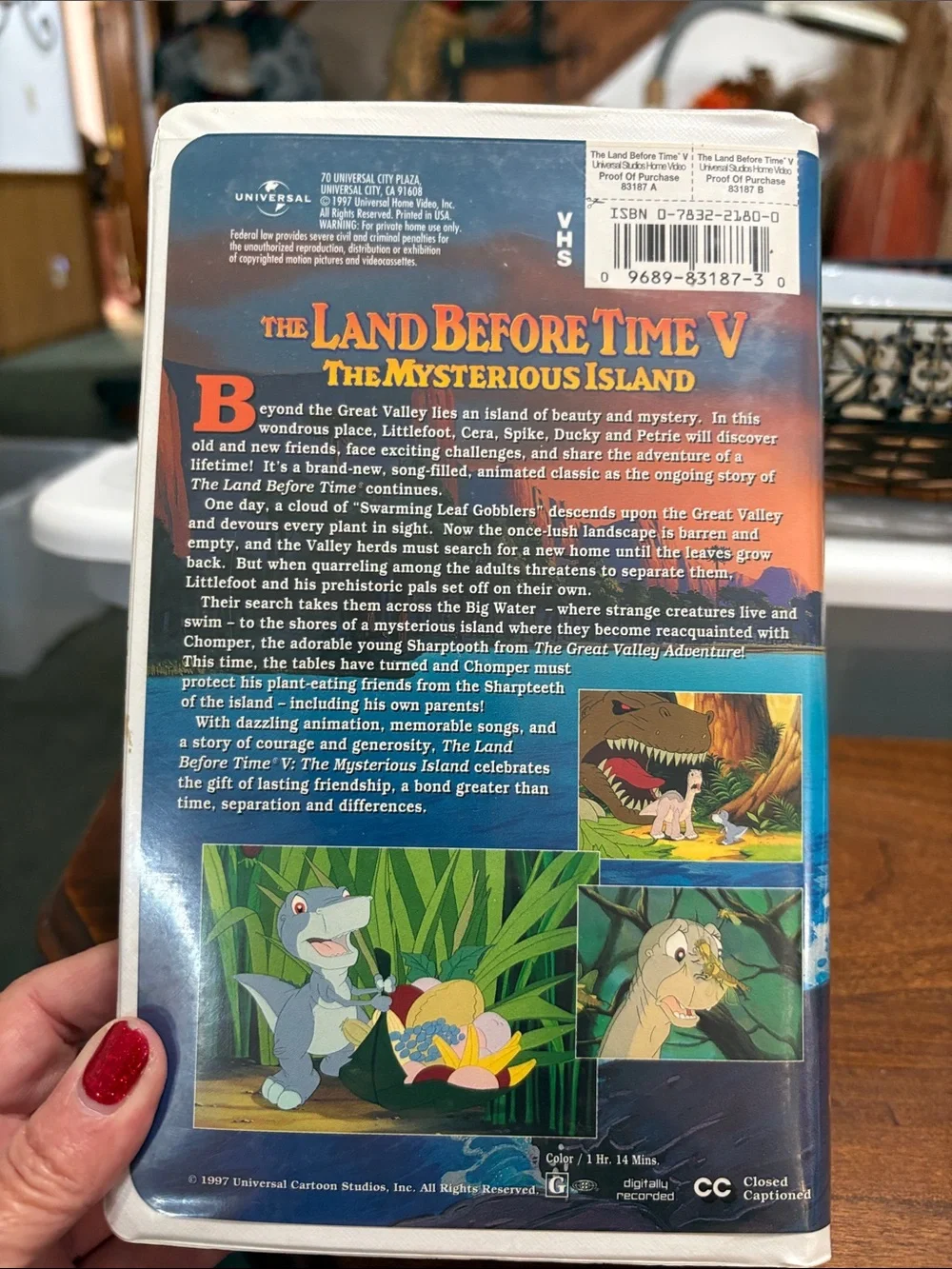 The Land Before Time V: The Mysterious Island (1997) VHS